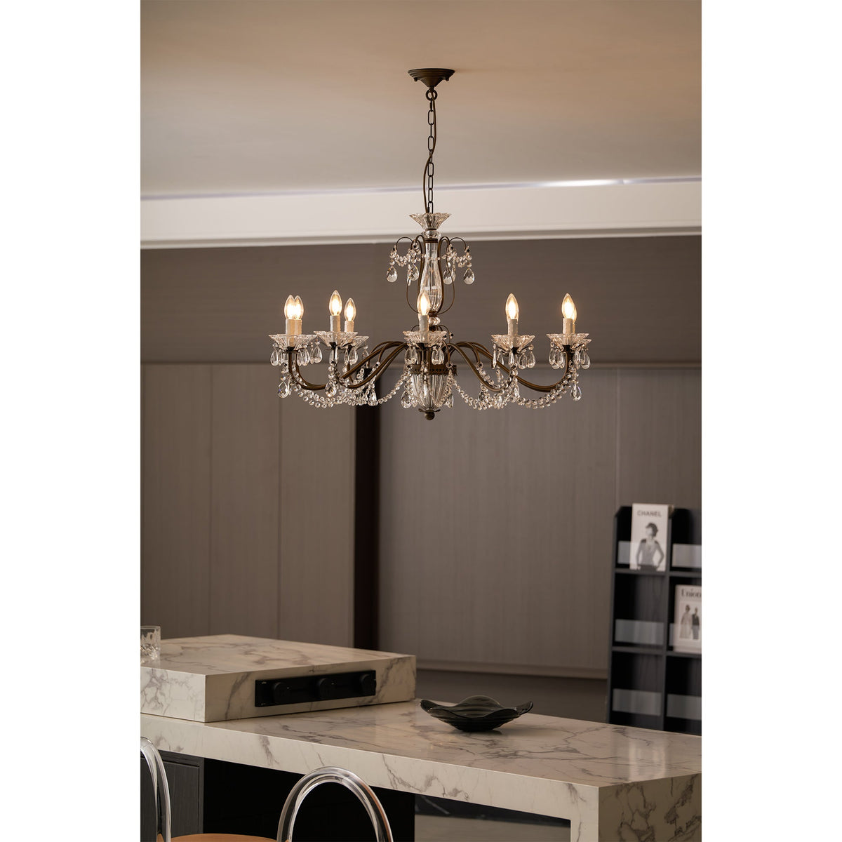 Venatici Crystal Chandelier