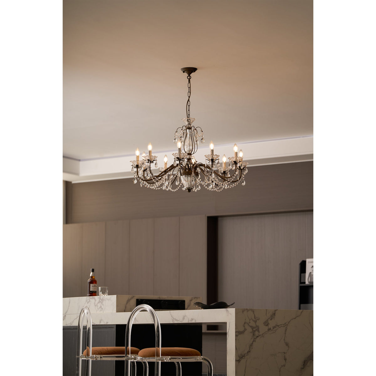 Venatici Crystal Chandelier