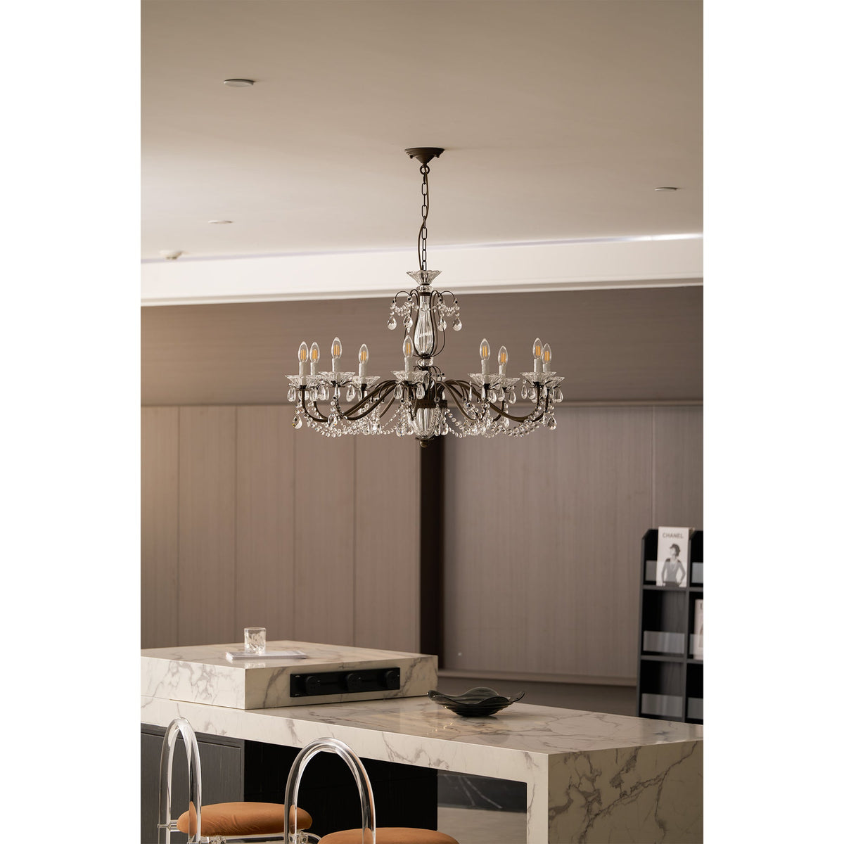 Venatici Crystal Chandelier