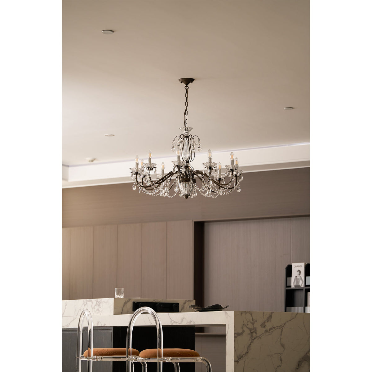 Venatici Crystal Chandelier