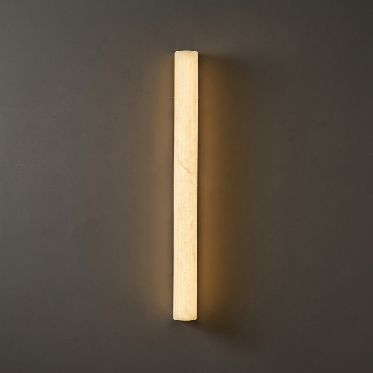 Vertical Alabaster Roller Wall Sconce