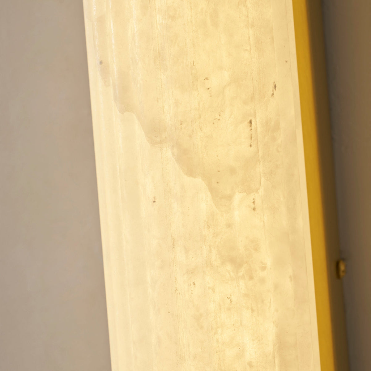 Vertical Alabaster Roller Wall Sconce
