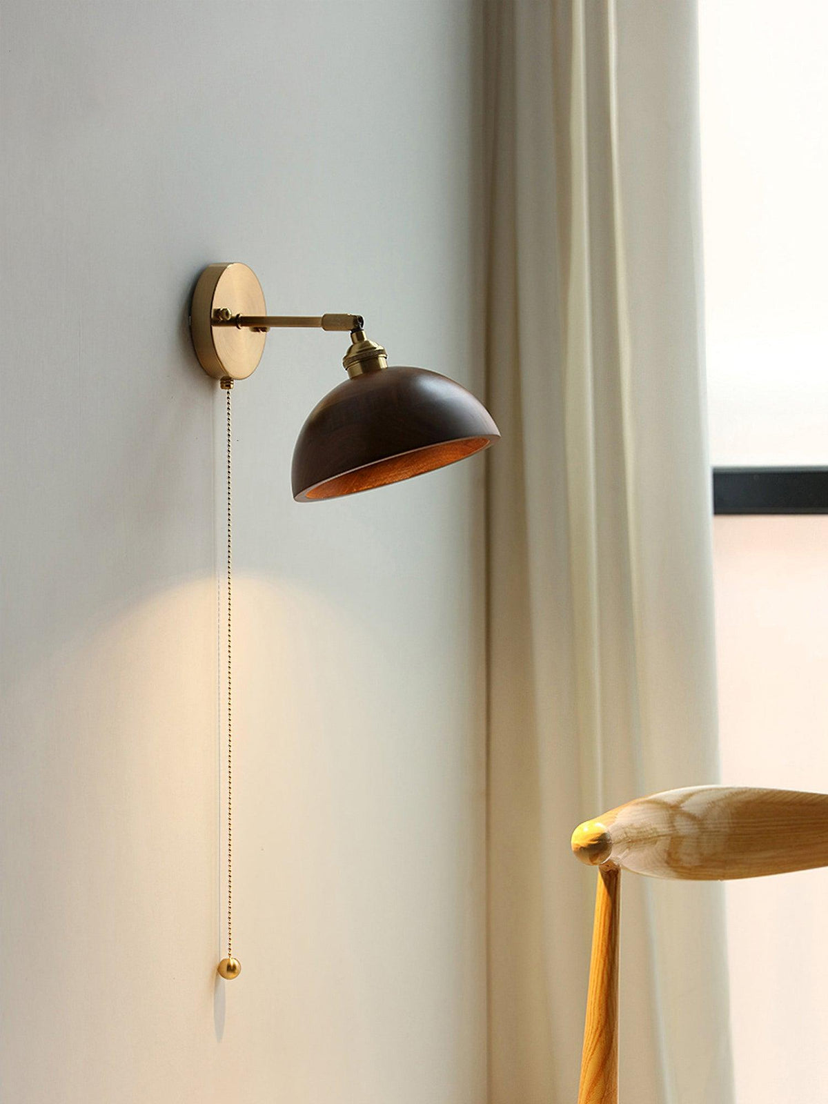 Vintage Wood Wall Sconces Wall lamp