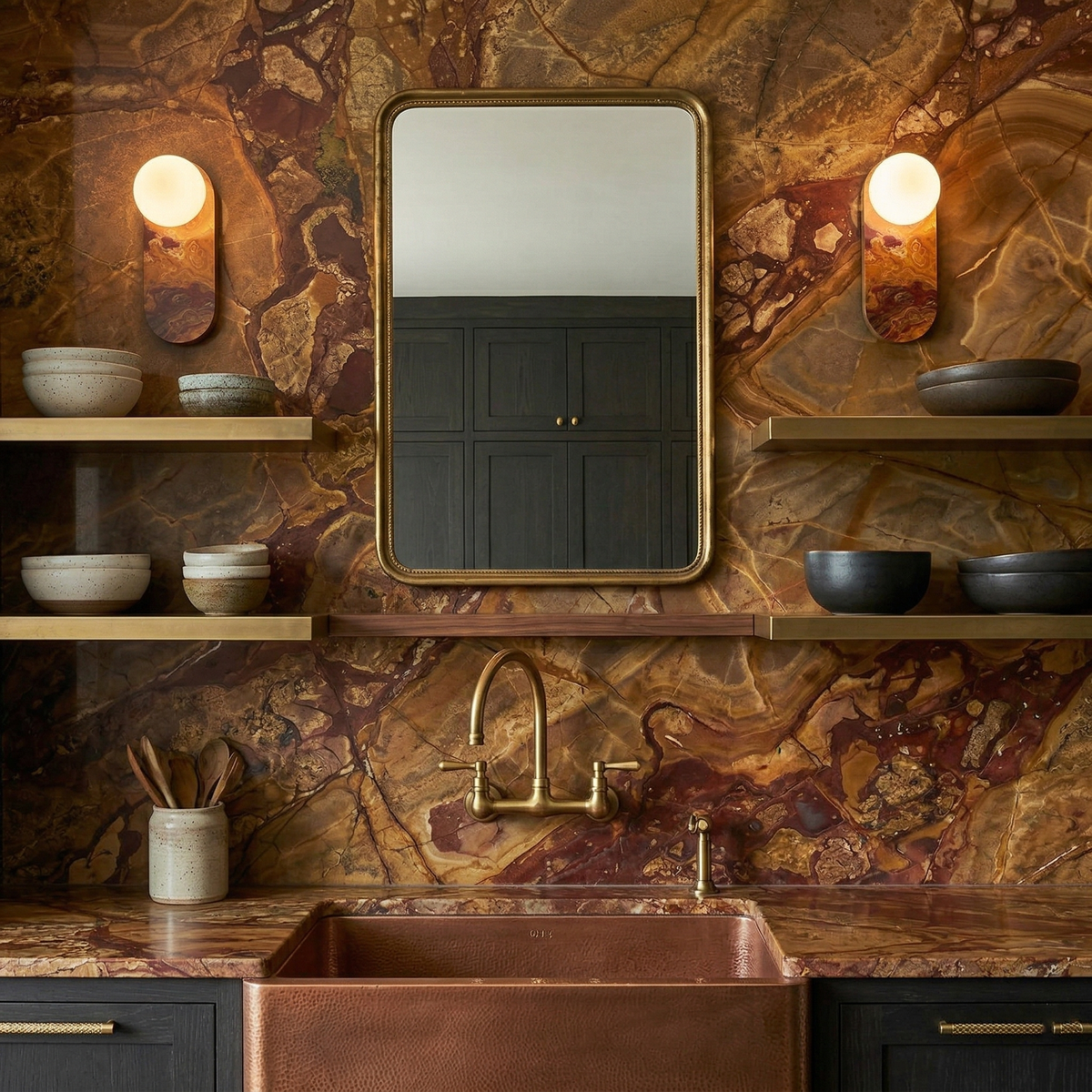 Lucie Marble Wall Lamp