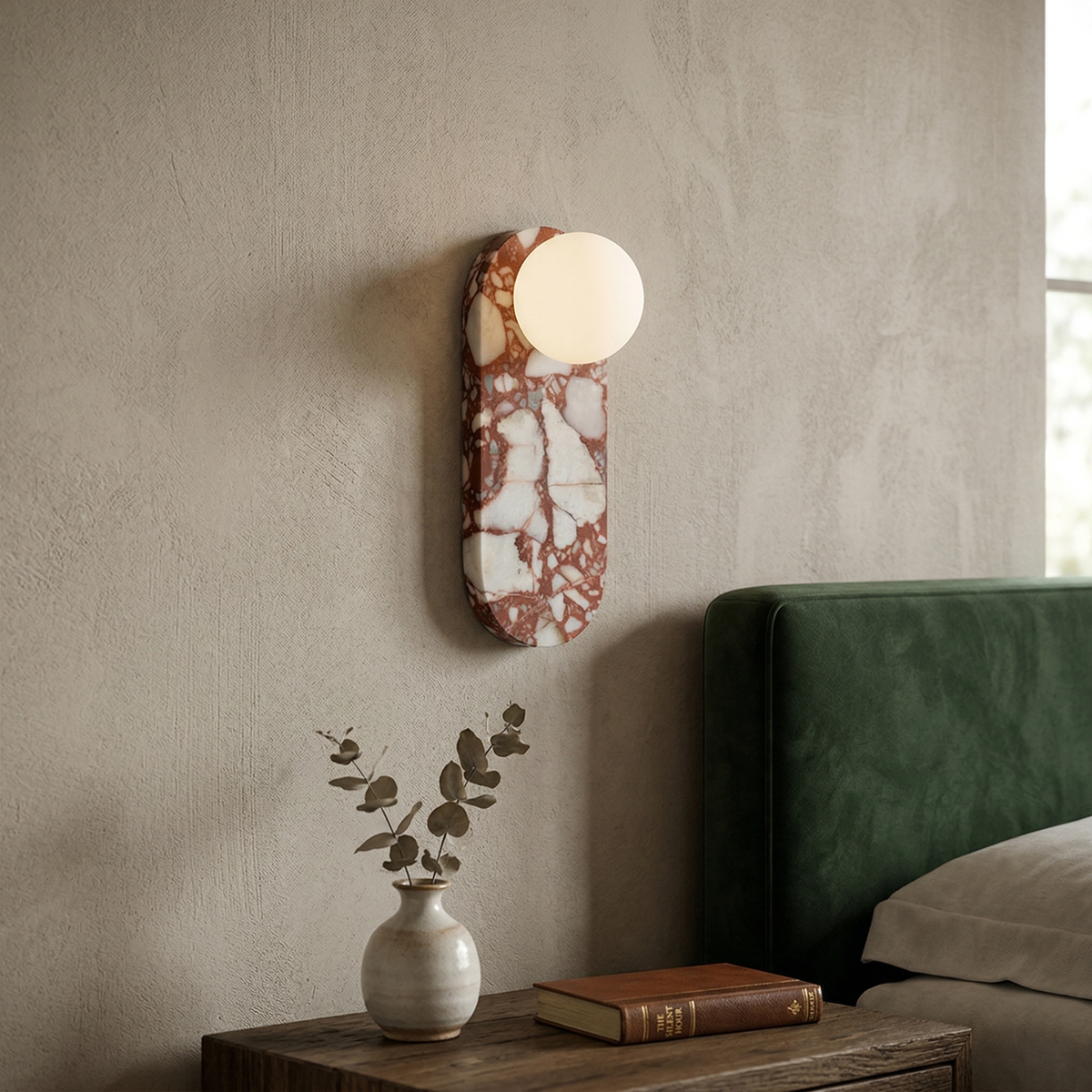 Lucie Marble Wall Lamp