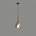 Vortex Glass Pendant Lamp ? 7.9″ x H 13.4″ / Dia 20cm x H 34cm / Black & Smoke grey Pendant light