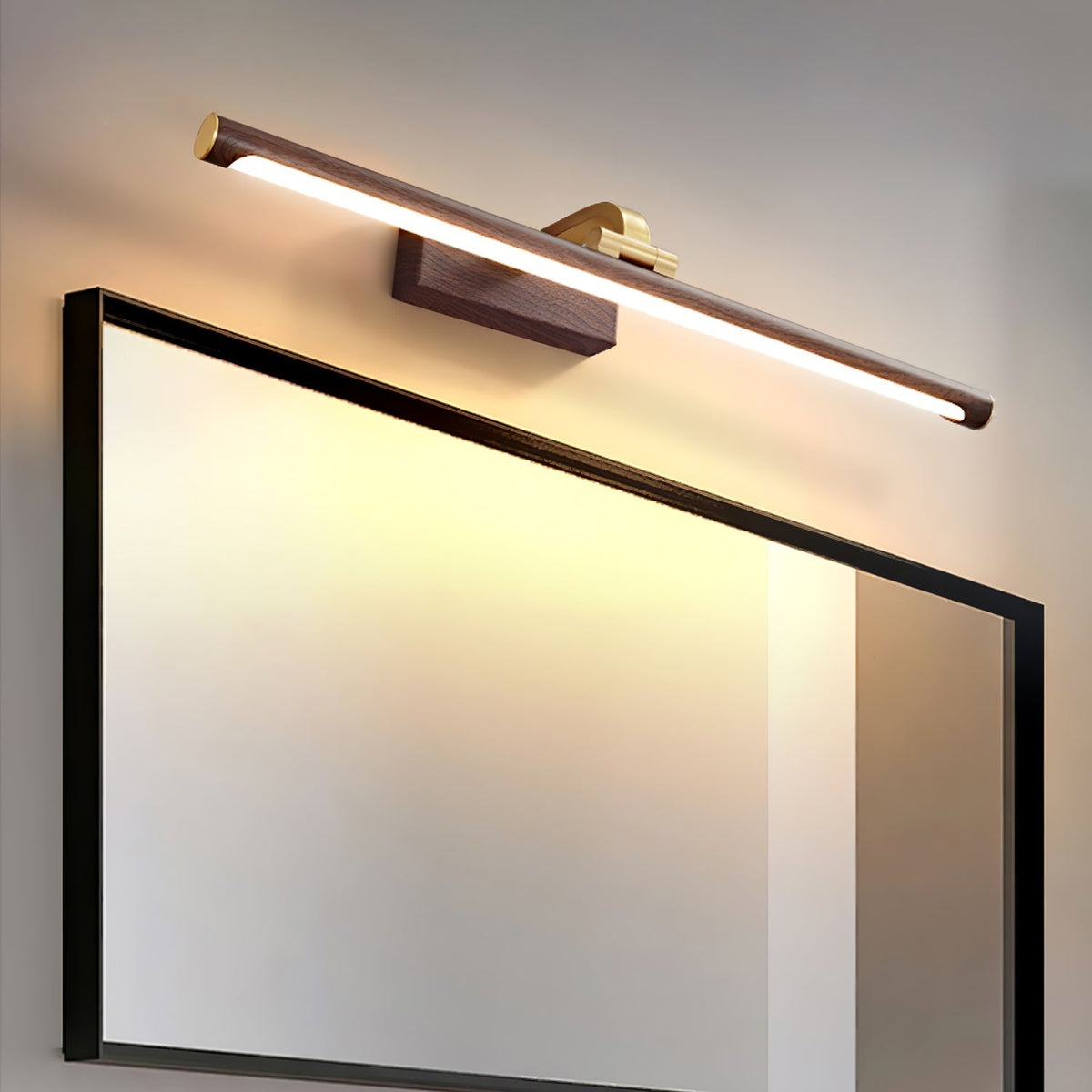 Walnut Color Linear LED Wall Light Wall lamp