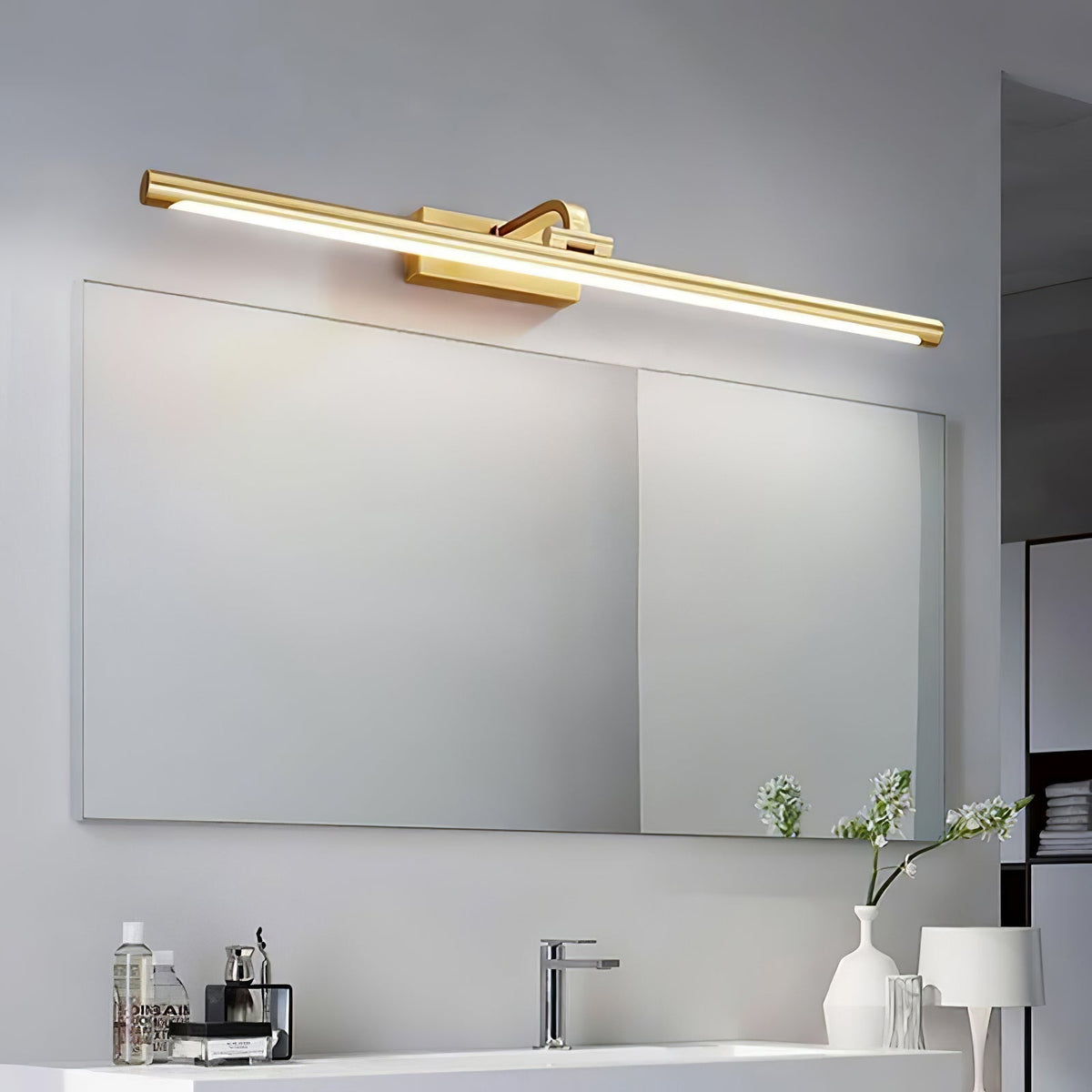 Walnut Color Linear LED Wall Light Wall lamp