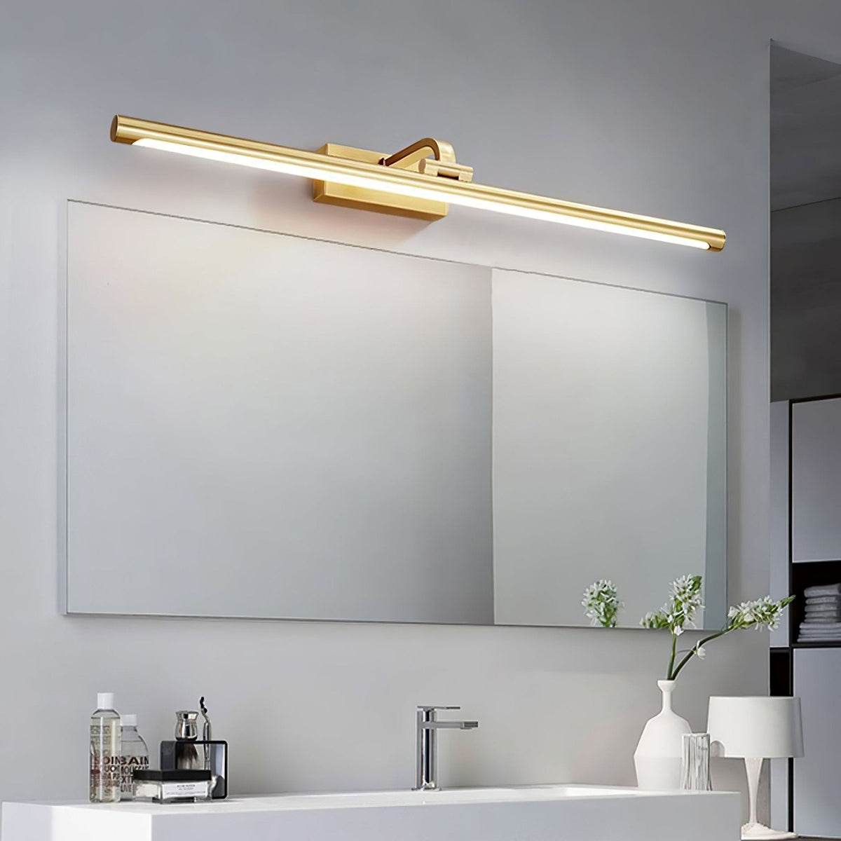 Walnut Color Linear LED Wall Light Wall lamp