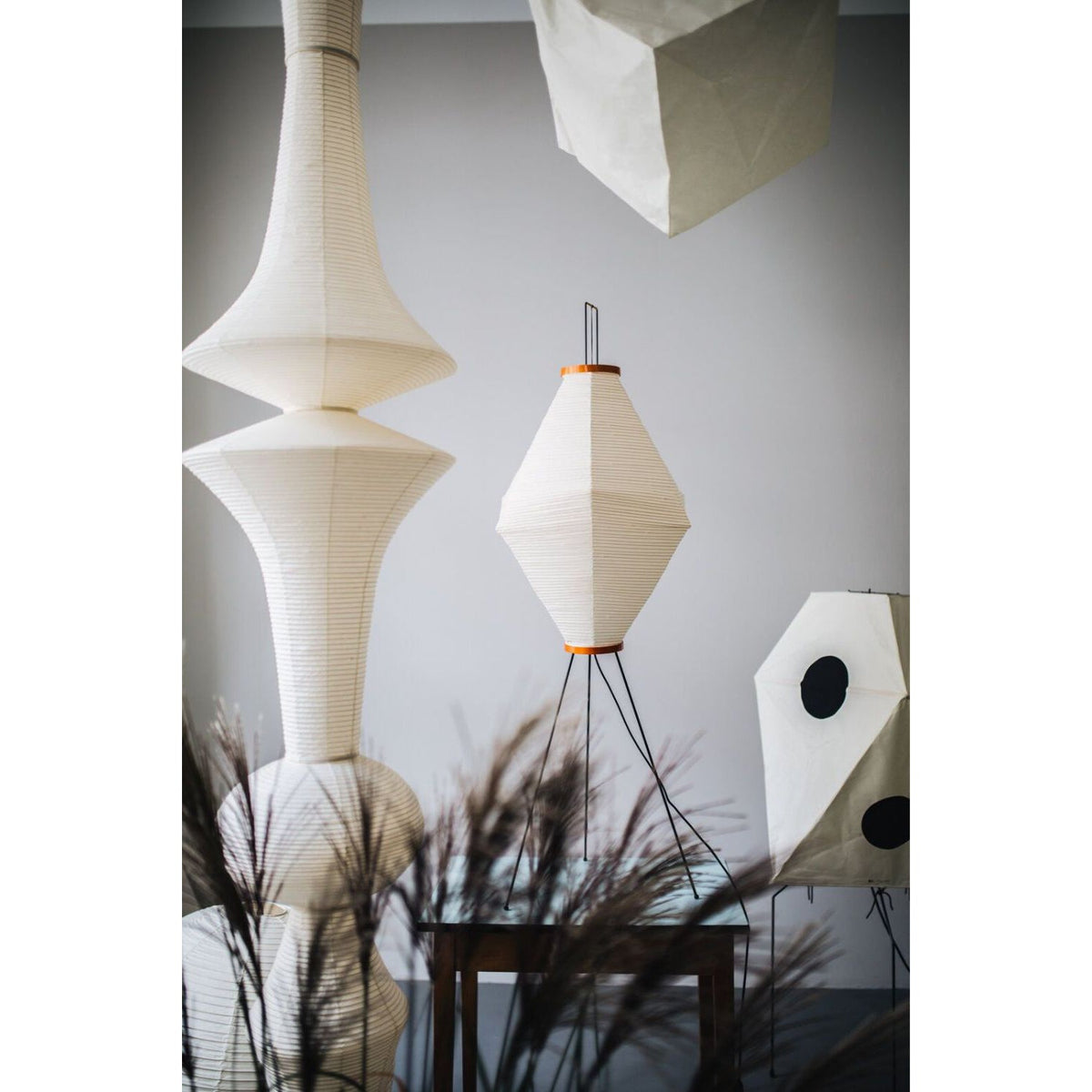 Washi Paper E Pendant Lamp