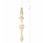 Washi Paper E Pendant Swag Light Pendant light