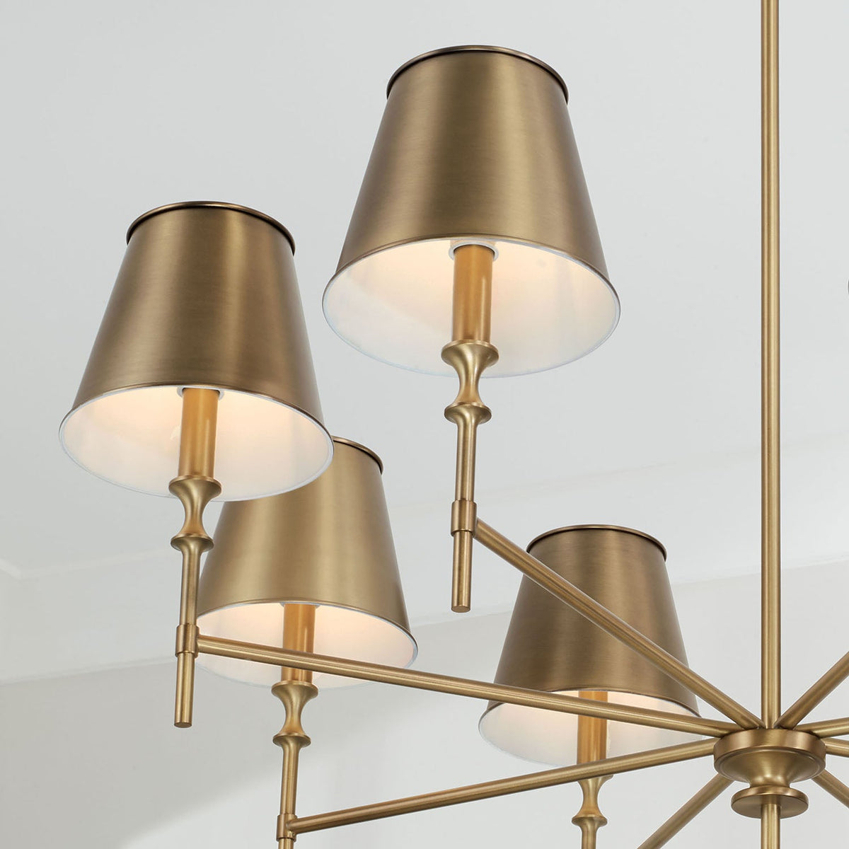 Whitney Brass Chandelier