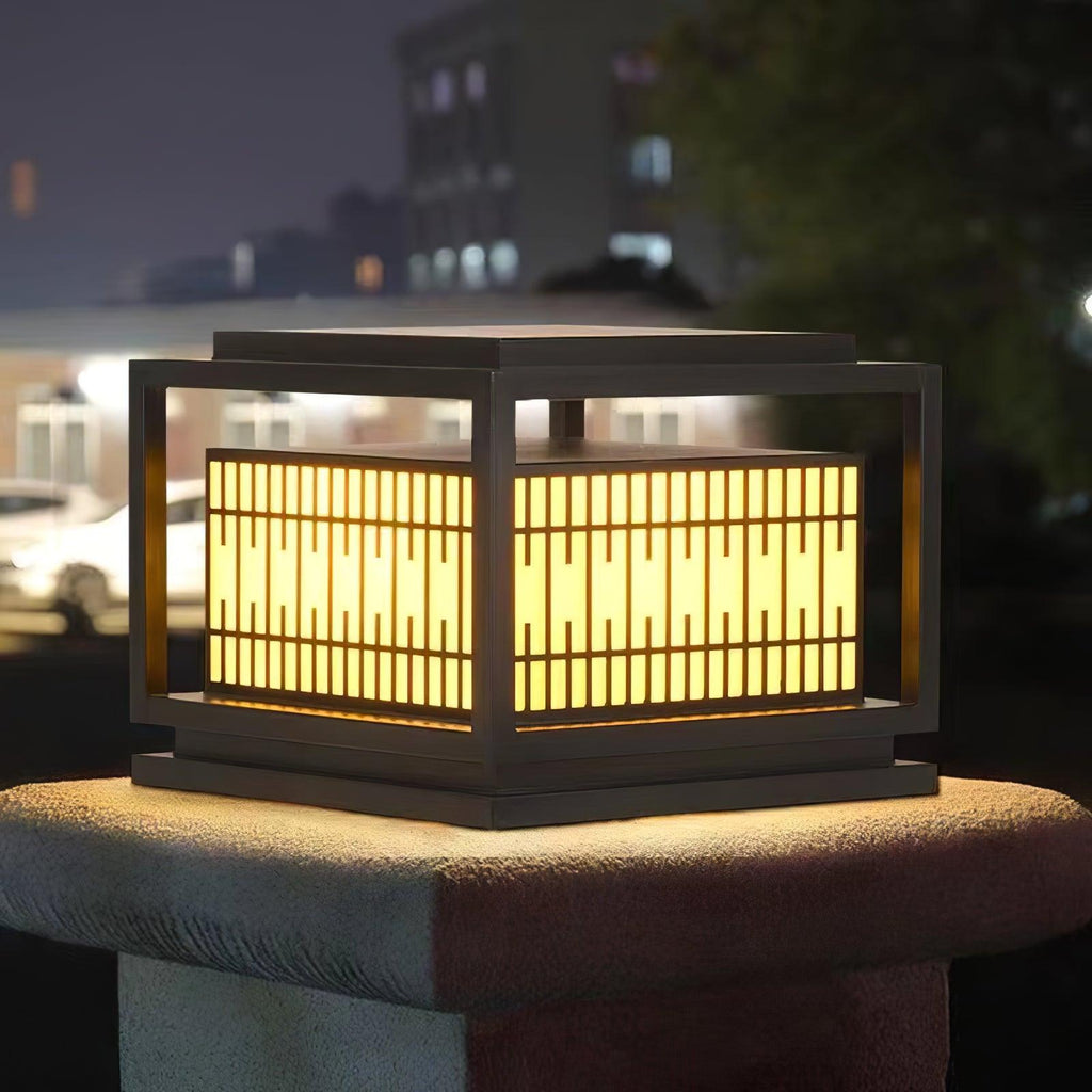 Window Grille Outdoor Post Light Table lamp