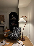 Wooden Bead Floor Lamp Floor lamp