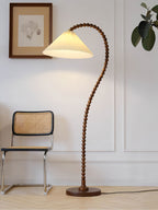 Wooden Bead Floor Lamp Floor lamp