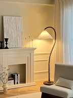 Wooden Bead Floor Lamp Floor lamp