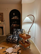 Wooden Bead Floor Lamp Floor lamp