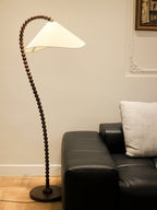 Wooden Bead Floor Lamp Floor lamp