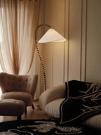 Wooden Bead Floor Lamp Floor lamp
