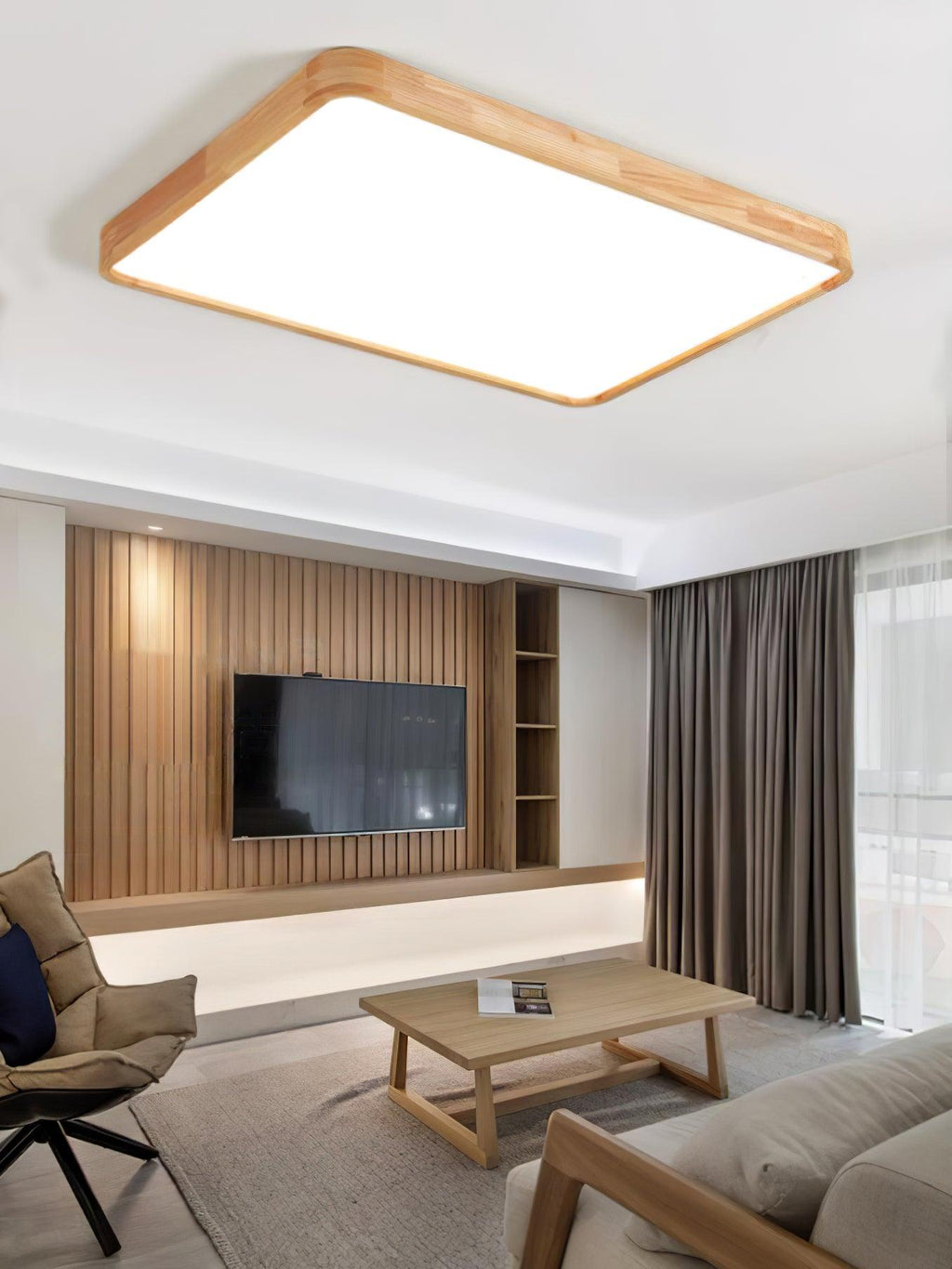 Wooden Geometric Ceiling Light Ceiling lamp