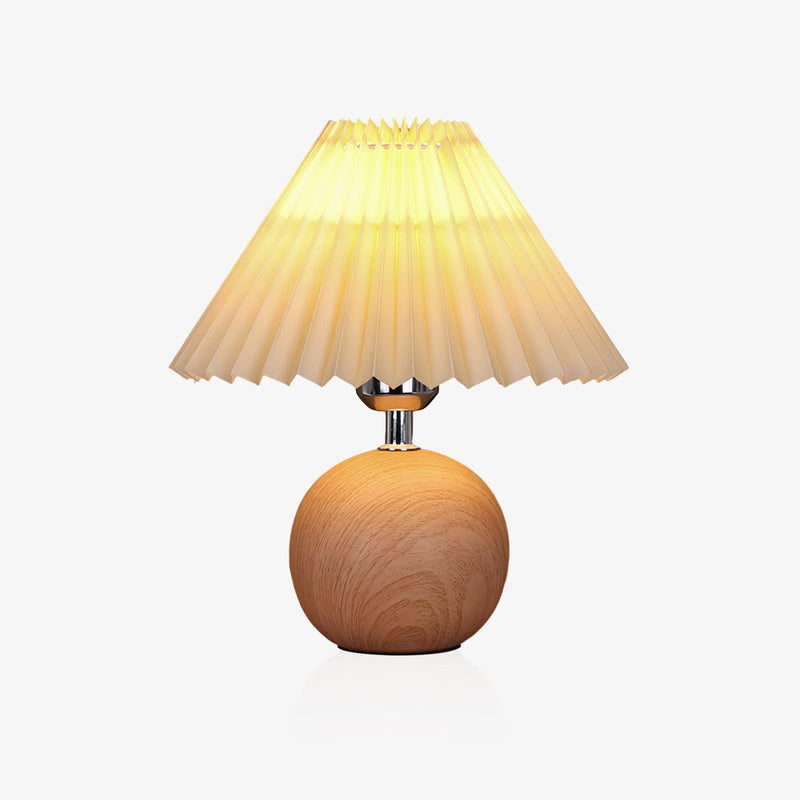 Wooden Pleated Table Lamp Table lamp