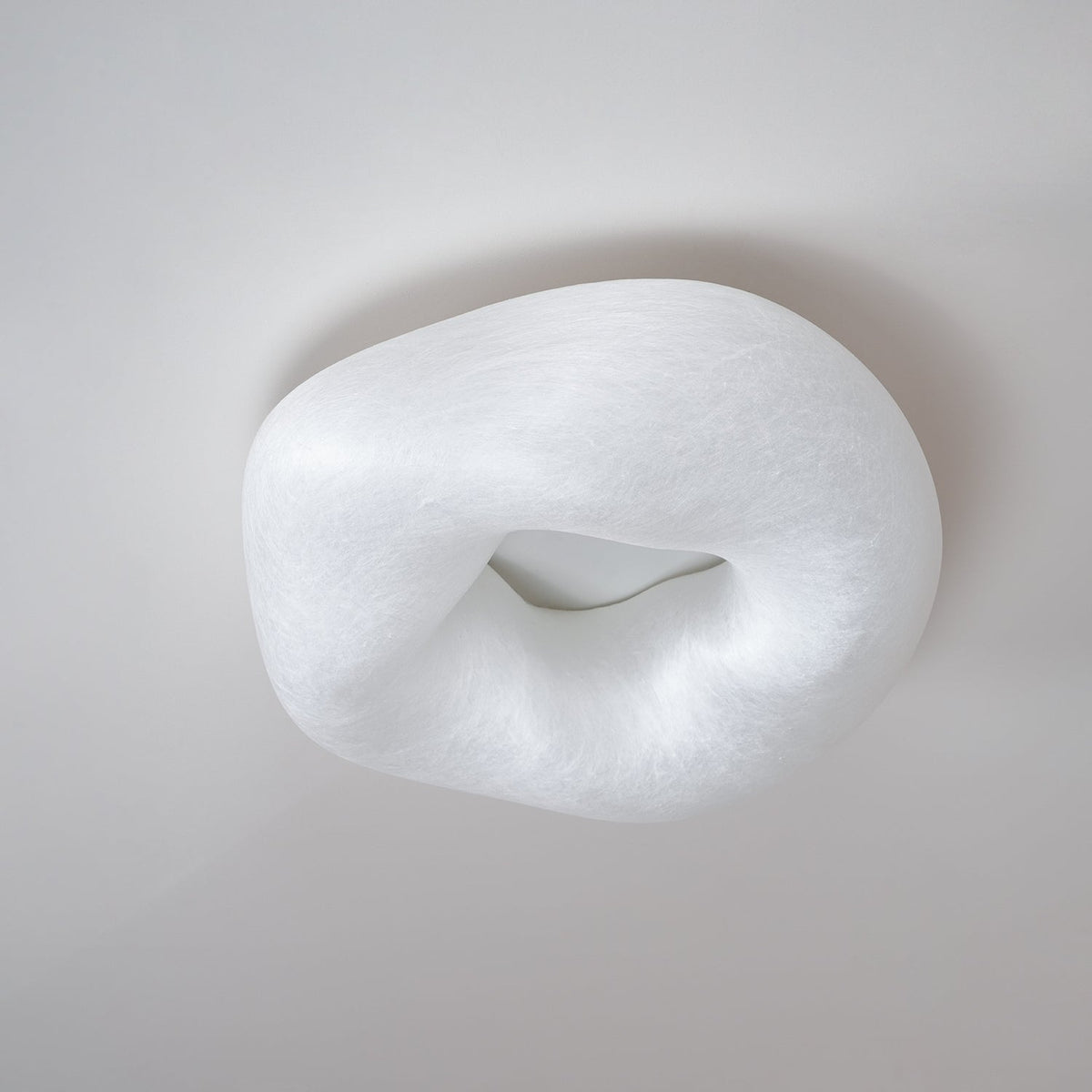 Yunduo Silk Ceiling Lamp ? 19.7″ x H 7″ / Dia 50cm x H 18cm (Power ~20W) / White / Warm Light Ceiling lamp
