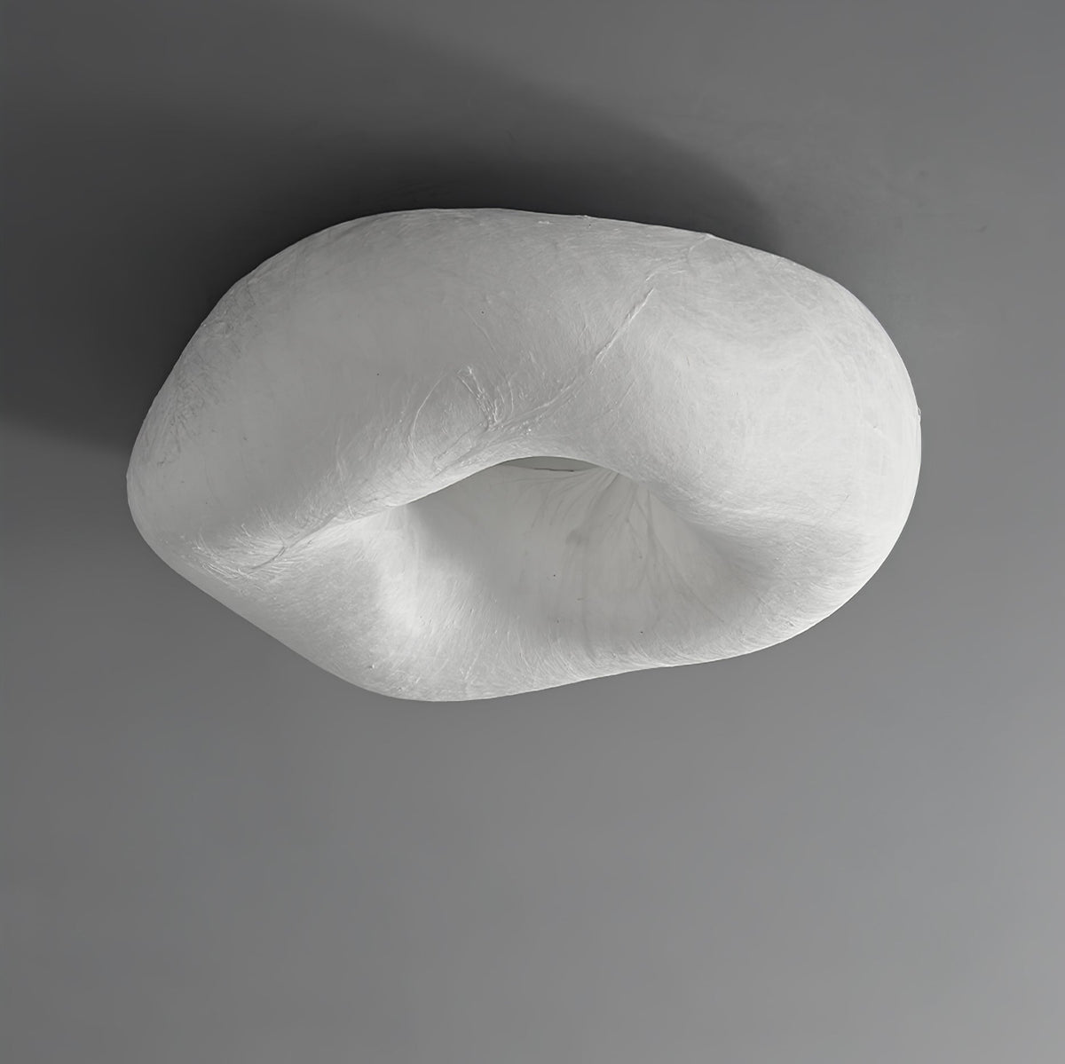 Yunduo Silk Ceiling Lamp ? 19.7″ x H 7″ / Dia 50cm x H 18cm (Power ~20W) / White / Warm Light Ceiling lamp