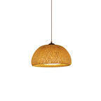 Zenith Bamboo Pendant Light ? 11.8″ x H 16.3″ / Dia 30cm x H 16cm / Chrome & Natural rattan Pendant light