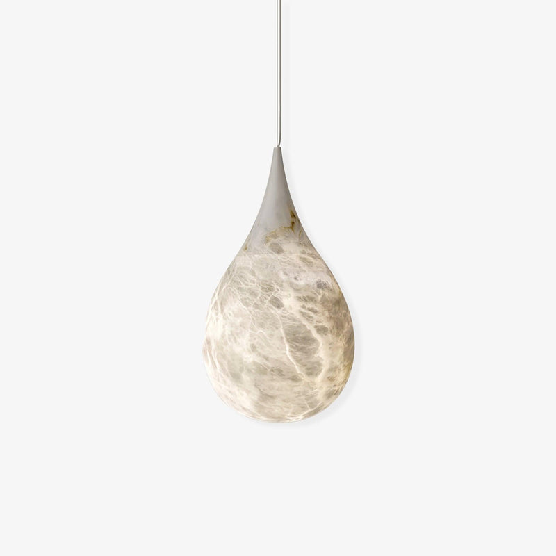 Marble Raindrop Pendant Light ? 7.1″ x H 13.4″ / Dia 18cm x H 34cm / White / Warm Light Pendant light