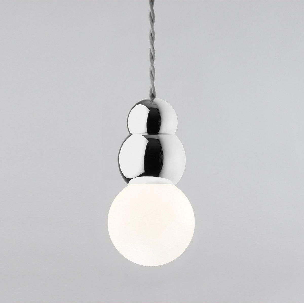 Ball Series Pendant Light ? 3.9″ x H 6.81″ / Dia 10cm x H 17.3cm / Chrome / Hanging Cable Pendant light