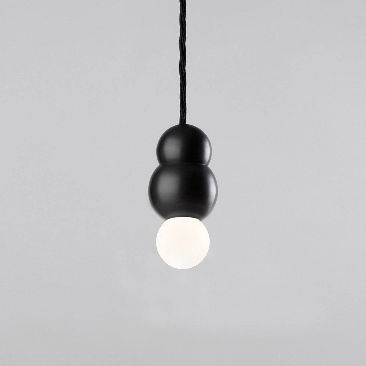 Ball Series Pendant Light ? 3.14″ x H 5.03″ / Dia 8cm x H 12.8cm / Black / Hanging Cable Pendant light
