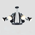 Dear Ingo Chandeliers 6heads ? 78.7″ x H 15.7″ / Dia 200cm x H 40cm / Black Chandelier