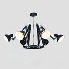 Dear Ingo Chandeliers 6heads ? 78.7″ x H 15.7″ / Dia 200cm x H 40cm / Black Chandelier
