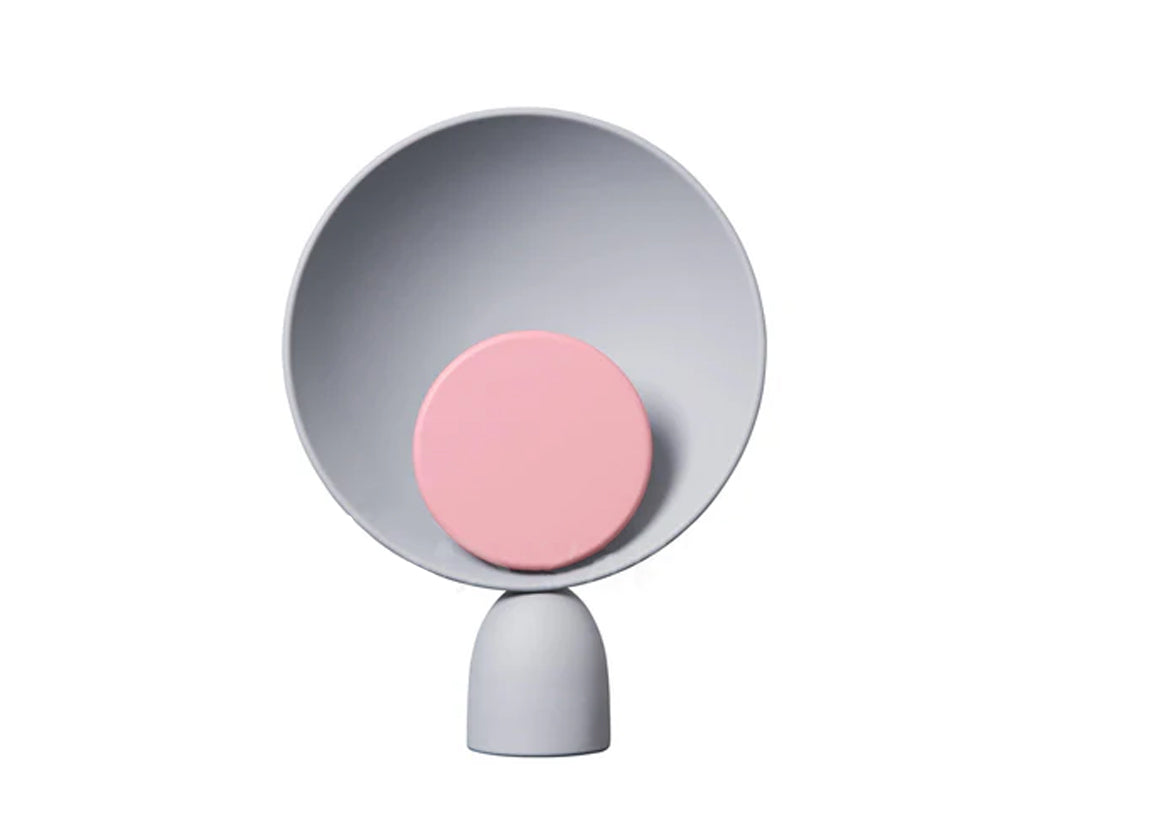 Blooper Table Lamp ? 11″ x H 15″ / Dia 28cm x H 38cm / Gray + Pink / US plug Table lamp