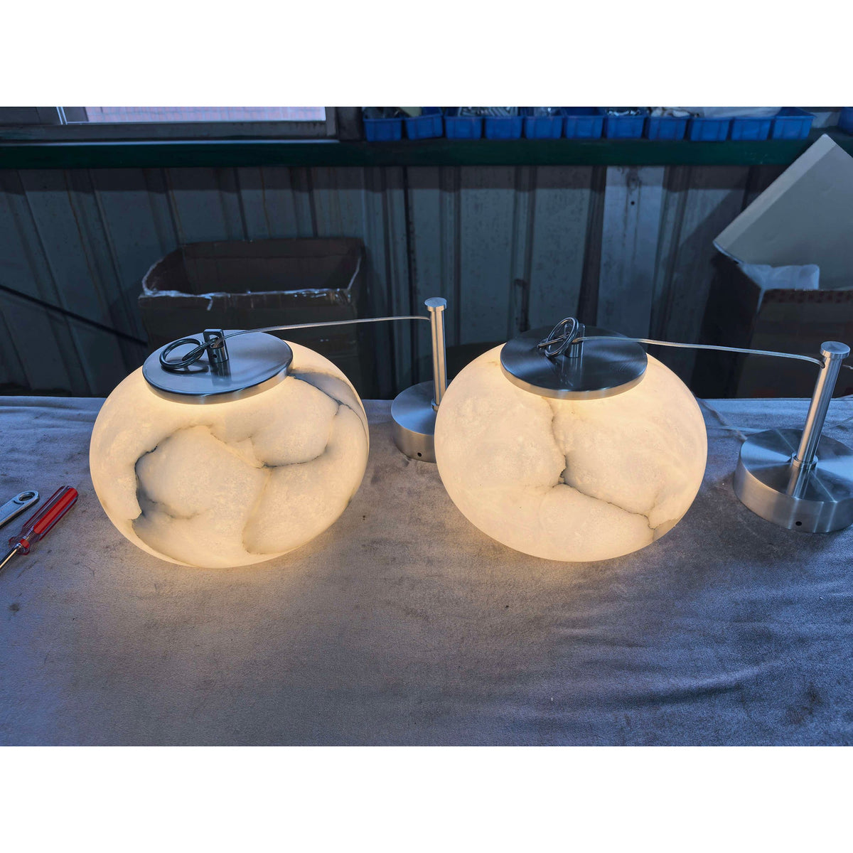 Nephele Alabaster Wall Sconce