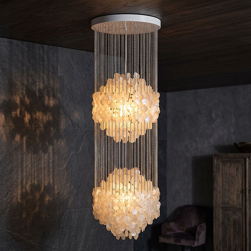 Shell Waterfall Chandelier