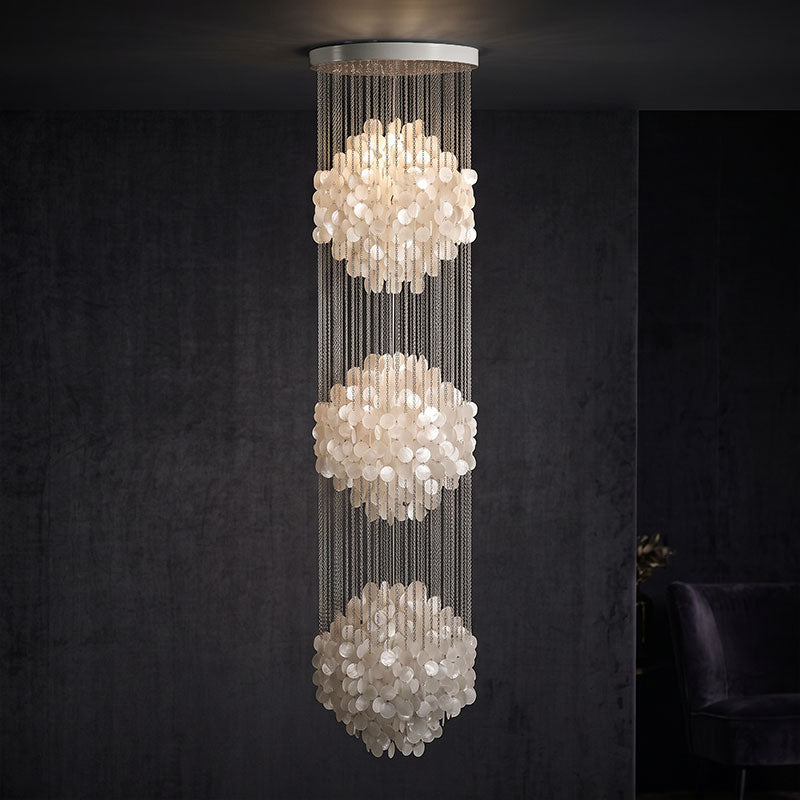 Shell Waterfall Chandelier