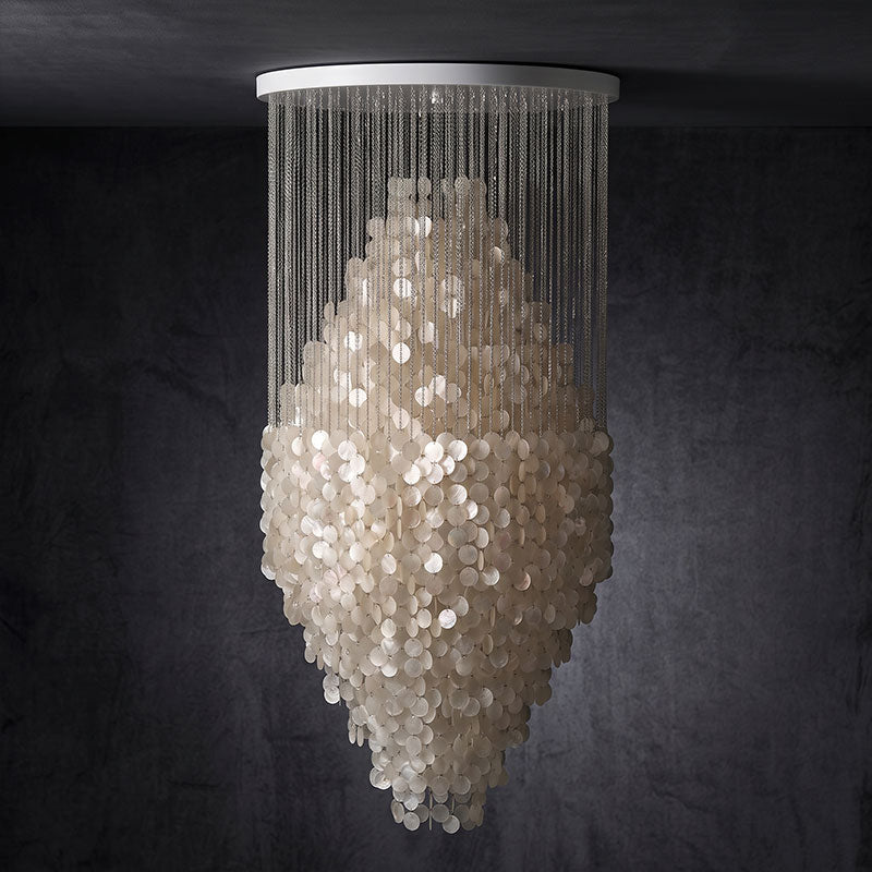 Shell Waterfall Chandelier