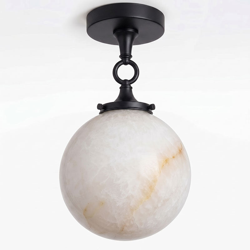 Wildwood Alabaster Semi-Flush Mount